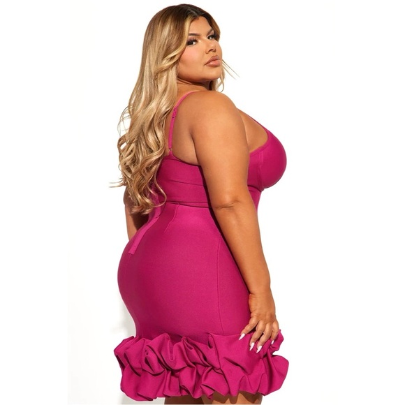 NWT Fashion Nova Everly Bandage Mini Dress Size 3X - Picture 1 of 7